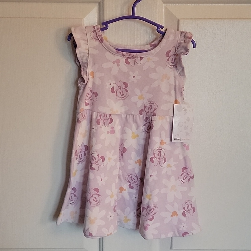 Disney/Jumping Beans little girls dress, 12 months, NWT, Light purple.